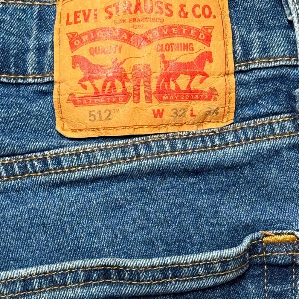 Men's Blue Levi’s 512Jeans W32 L34 Straight